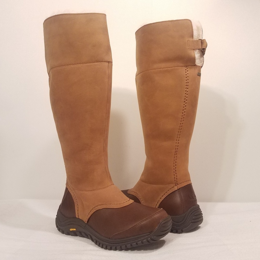 UGG MIKO TALL SHEARLING BOOTS, VERSATILE FOLD - Picture 2 of 8